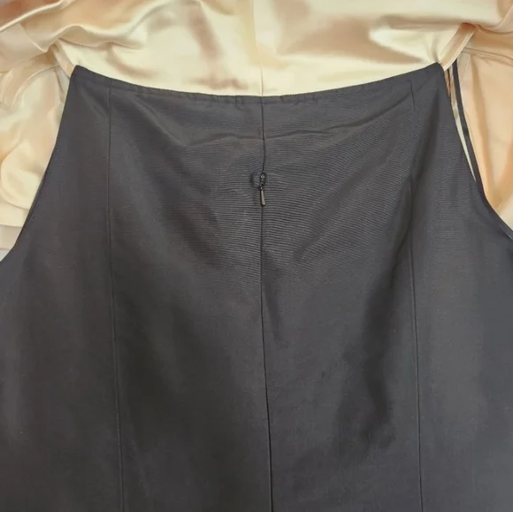 Rickie Freeman for Teri Jon Silk Cocktail Dress with Bow - Picture 7 of 12